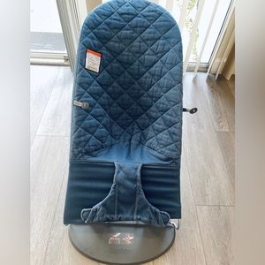 BabyBjörn Bouncer Bliss, Cotton, Classic Quilt，midnight blue